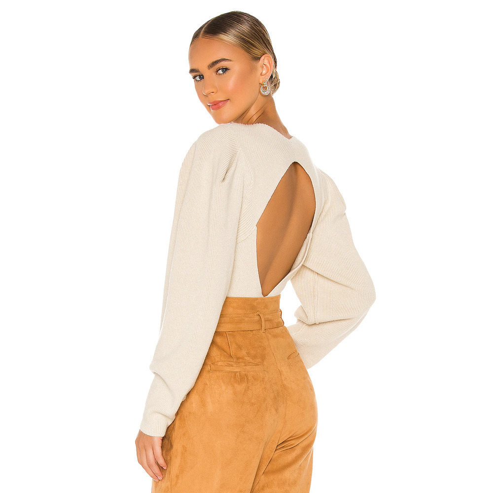 Free People Saffron Sweater Top size Small Cream